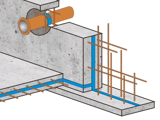Sealing of construction joints